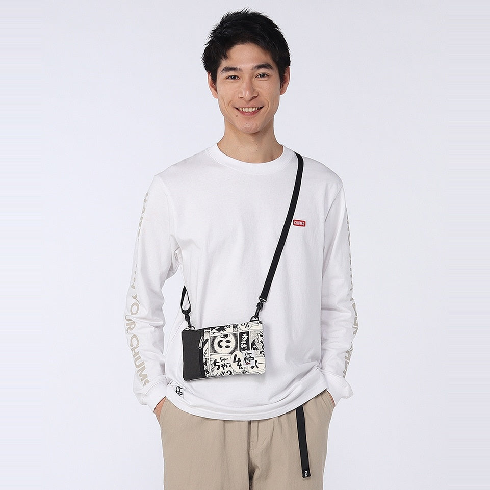 CHUMS SMART PHONE SHOULDER SWEAT NYLON