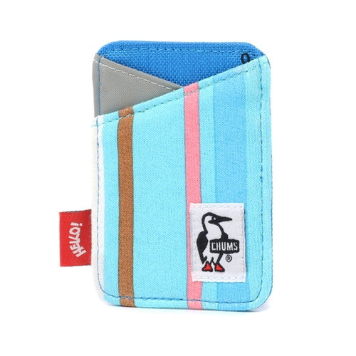 CHUMS TRICOLOR PASS CASE SWEAT NYLON