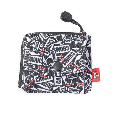 CHUMS RECYCLE L-SHAPED ZIP WALLET