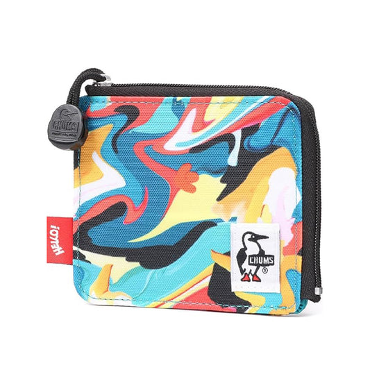 CHUMS RECYCLE L-SHAPED ZIP WALLET