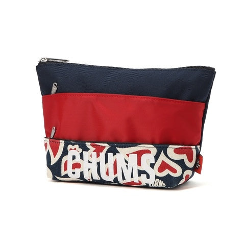 CHUMS TRICOLOR 3 POCKET POUCH SWEAT NYLON
