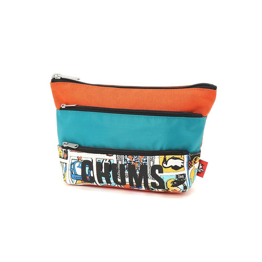 CHUMS TRICOLOR 3 POCKET POUCH SWEAT NYLON