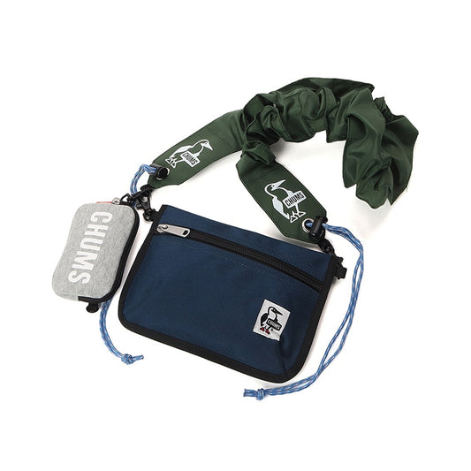 CHUMS WEARABLE SLING SHOULDER BAG SWEAT NYLON