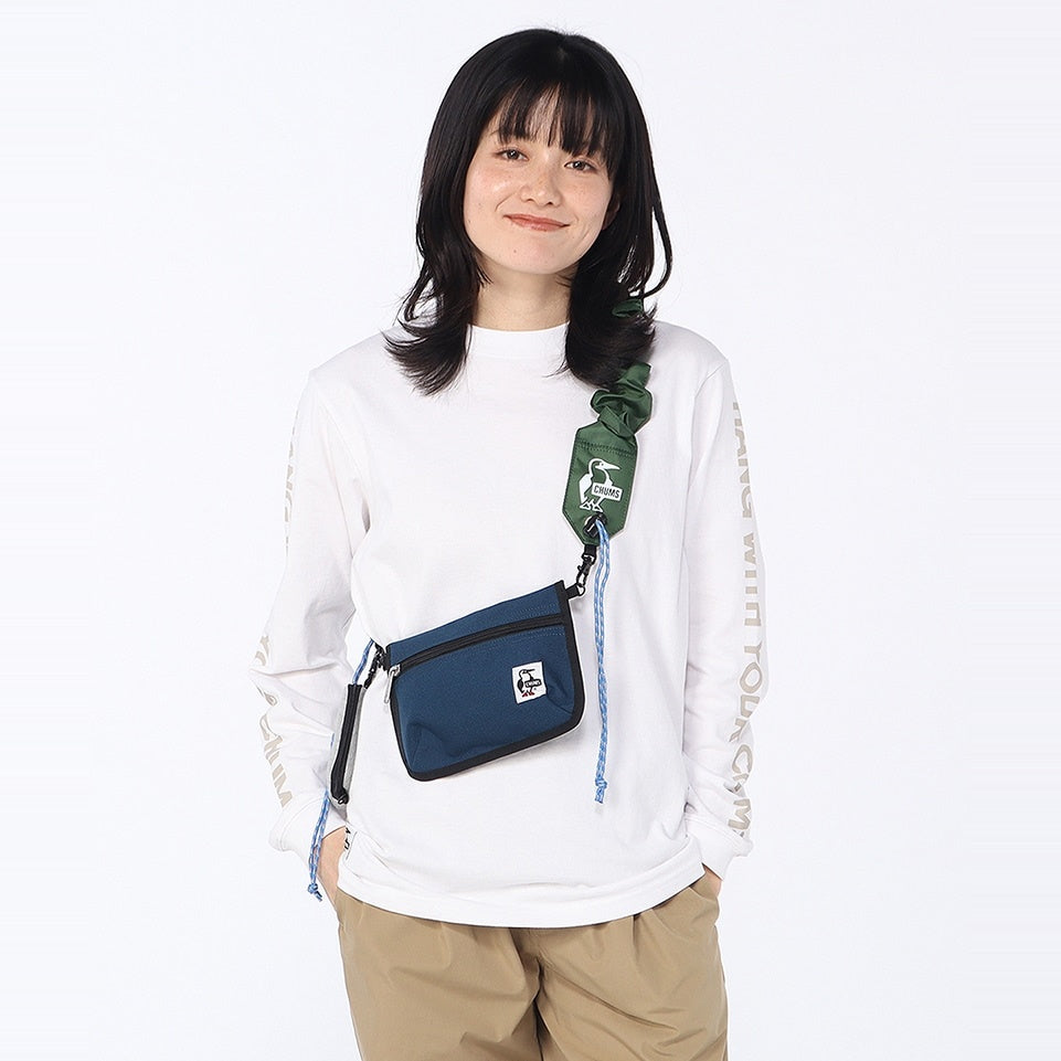 CHUMS WEARABLE SLING SHOULDER BAG SWEAT NYLON