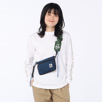 CHUMS WEARABLE SLING SHOULDER BAG SWEAT NYLON