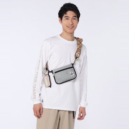 CHUMS WEARABLE SLING SHOULDER BAG SWEAT NYLON