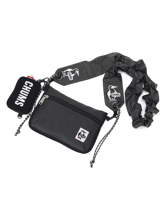 CHUMS WEARABLE SLING SHOULDER BAG SWEAT NYLON