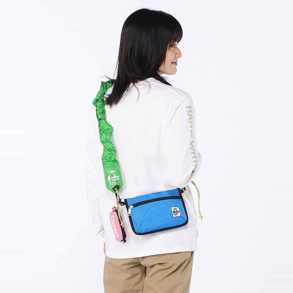 CHUMS WEARABLE SLING SHOULDER BAG SWEAT NYLON