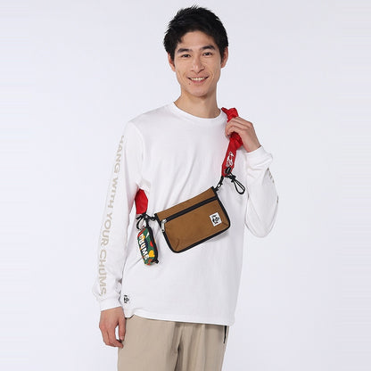 CHUMS WEARABLE SLING SHOULDER BAG SWEAT NYLON