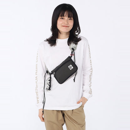 CHUMS WEARABLE SLING SHOULDER BAG SWEAT NYLON