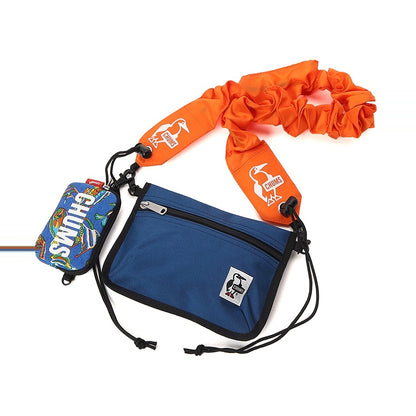 CHUMS WEARABLE SLING SHOULDER BAG SWEAT NYLON