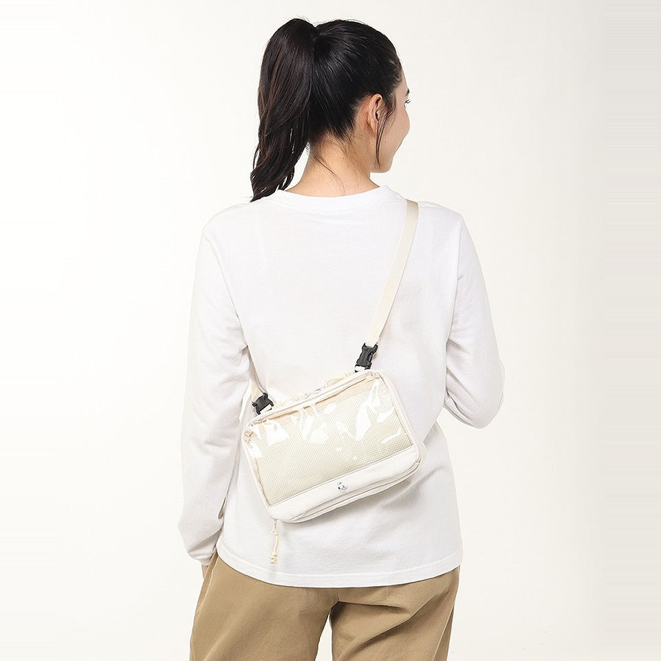 CLEAR POCKET SHOULDER BAG SWEAT