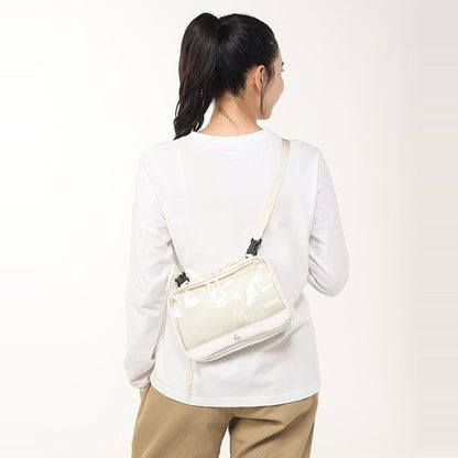 CLEAR POCKET SHOULDER BAG SWEAT