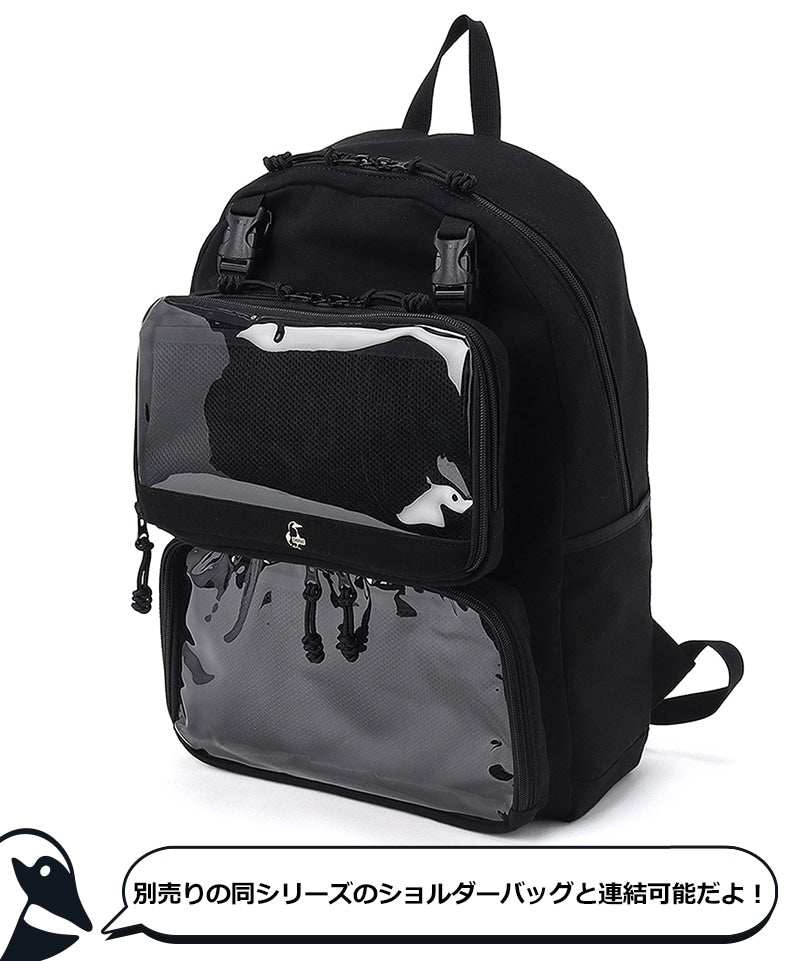 CLEAR POCKET SHOULDER BAG SWEAT