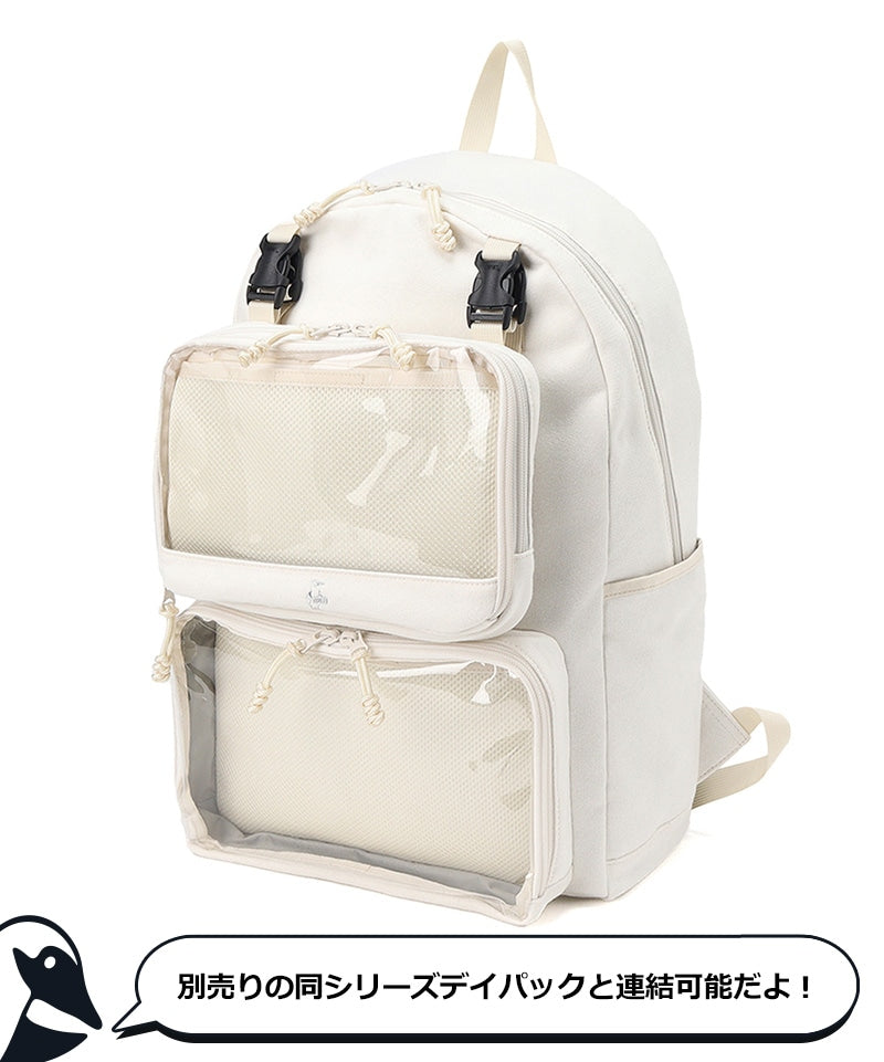 CLEAR POCKET SHOULDER BAG SWEAT