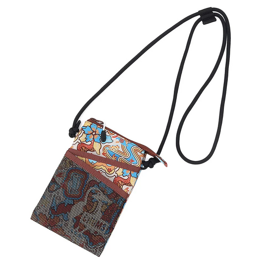 CHUMS EASY-GO DOUBLE POCKET PHONE SHOULDER BAG