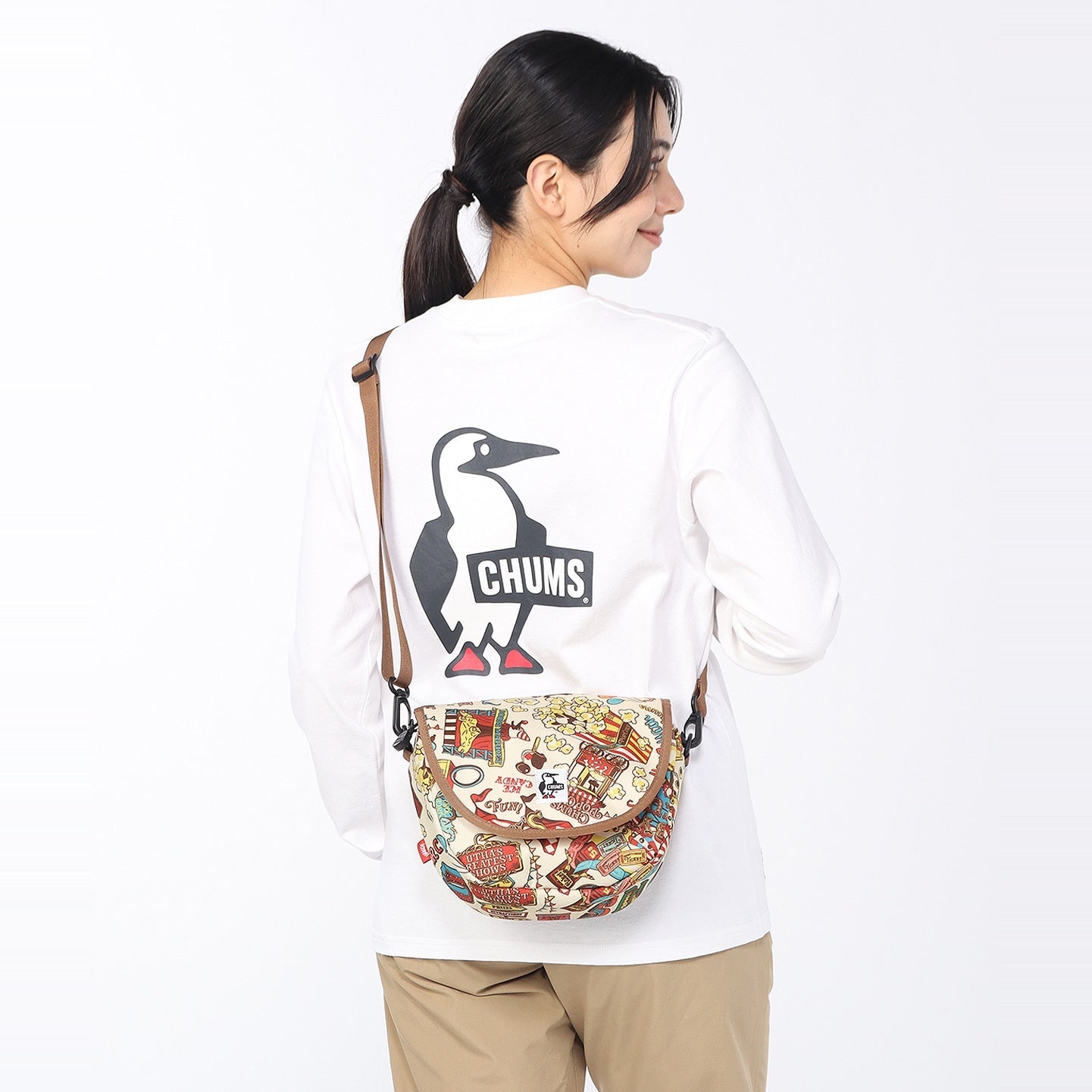 RECYCLE MINI ROUND SHOULDER BAG