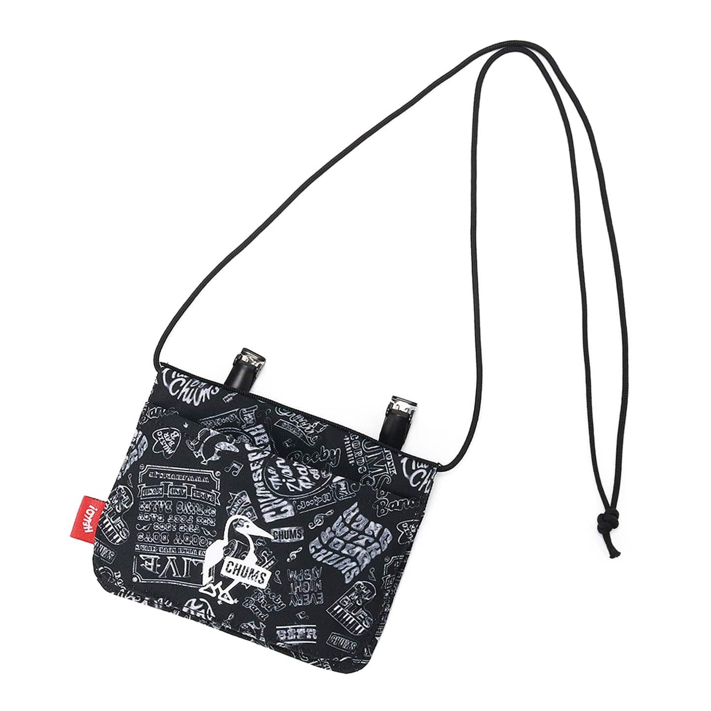 RECYCLE ATTACHED POCKET SHOULDER POUCH