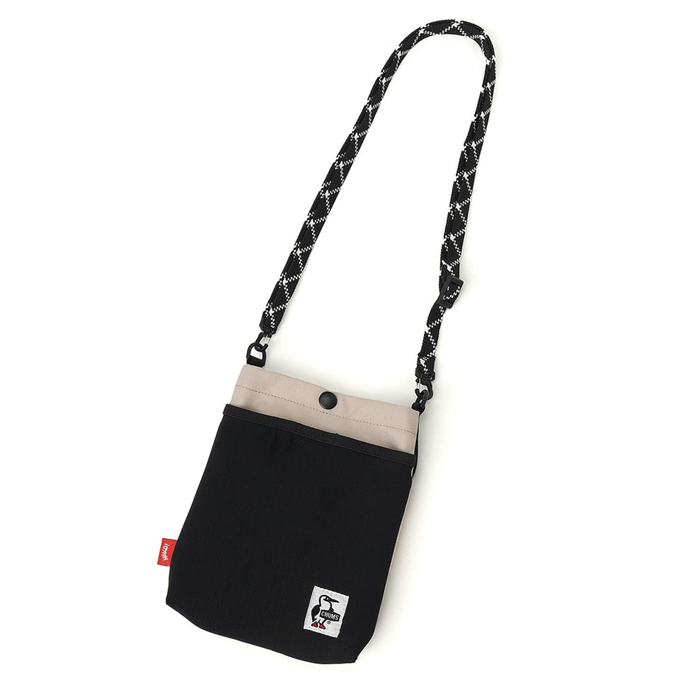 CHUMS RECYCLE MESH POCKET SHOULDER BAG