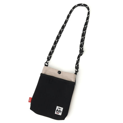 CHUMS RECYCLE MESH POCKET SHOULDER BAG