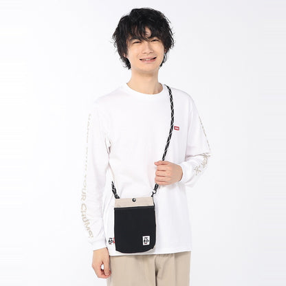 CHUMS RECYCLE MESH POCKET SHOULDER BAG