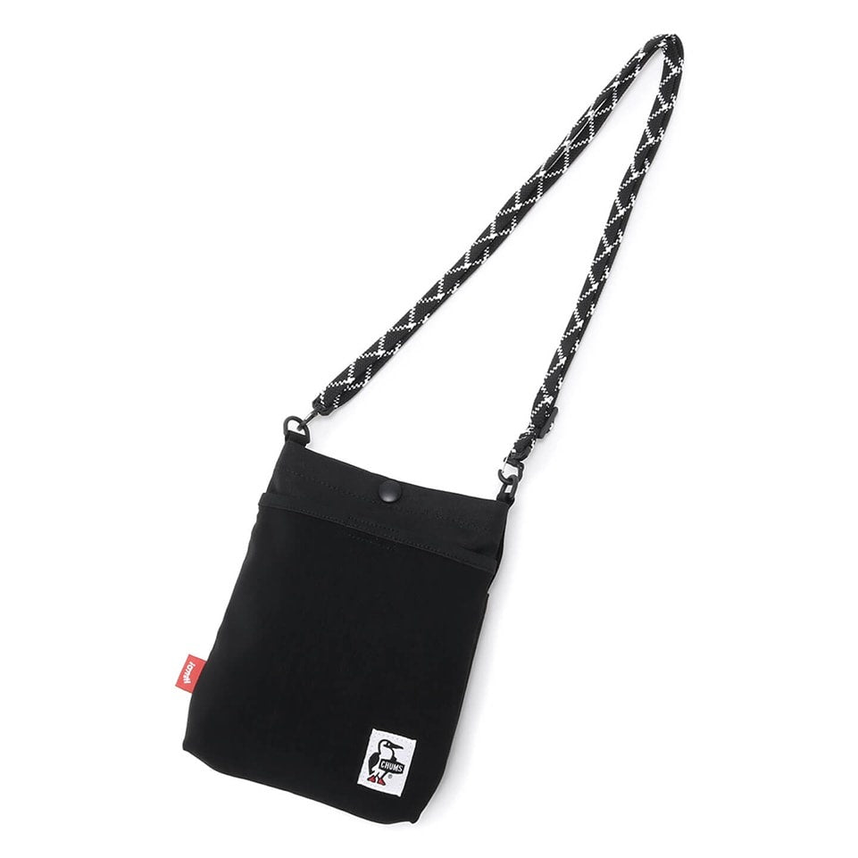 CHUMS RECYCLE MESH POCKET SHOULDER BAG