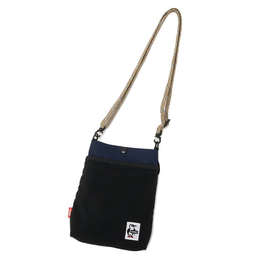 CHUMS RECYCLE MESH POCKET SHOULDER BAG