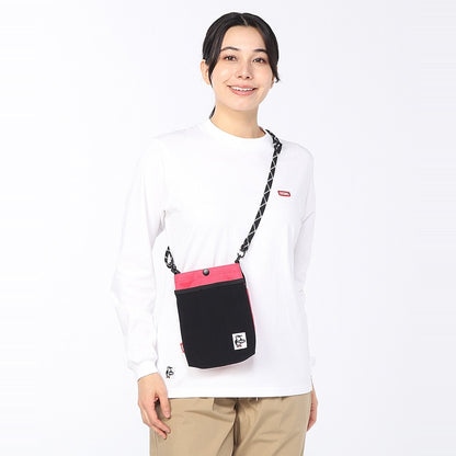 RECYCLE MESH POCKET SHOULDER BAG
