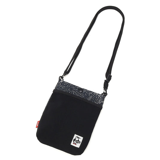 RECYCLE MESH POCKET SHOULDER BAG