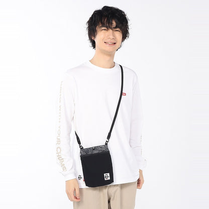RECYCLE MESH POCKET SHOULDER BAG