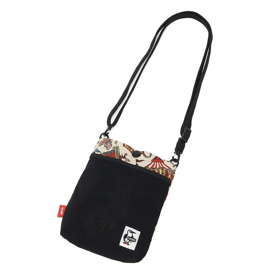 RECYCLE MESH POCKET SHOULDER BAG
