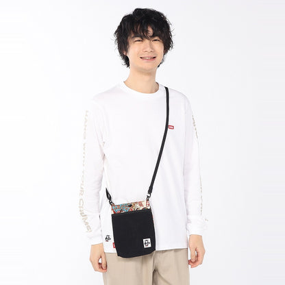 RECYCLE MESH POCKET SHOULDER BAG