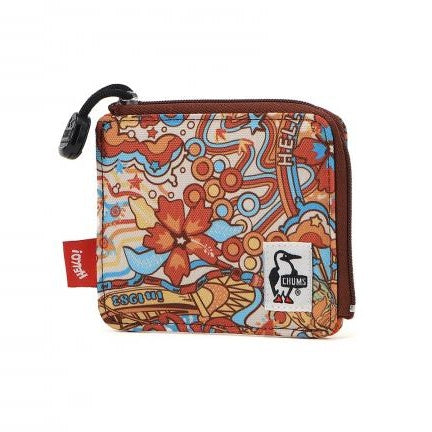 CHUMS RECYCLE L-SHAPED ZIP WALLET
