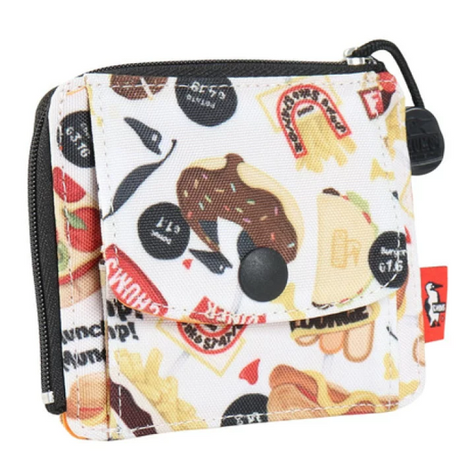 CHUMS RECYCLE L-SHAPED ZIP WALLET