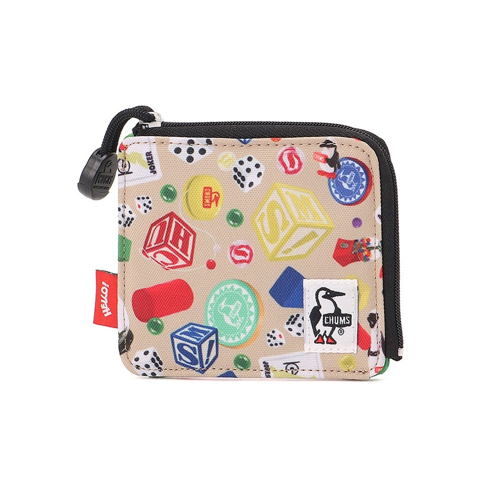 CHUMS RECYCLE L-SHAPED ZIP WALLET