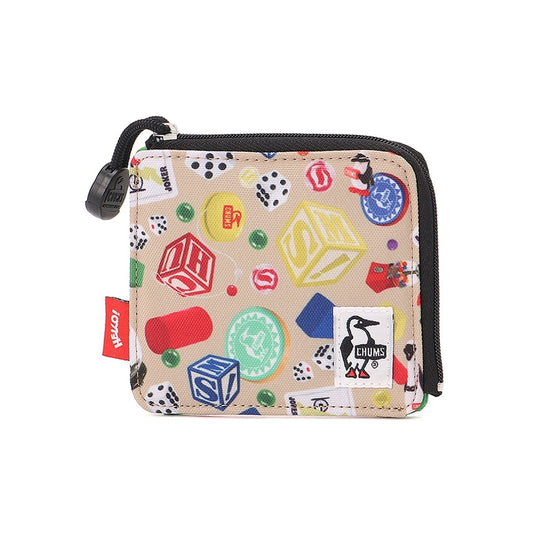 CHUMS RECYCLE L-SHAPED ZIP WALLET