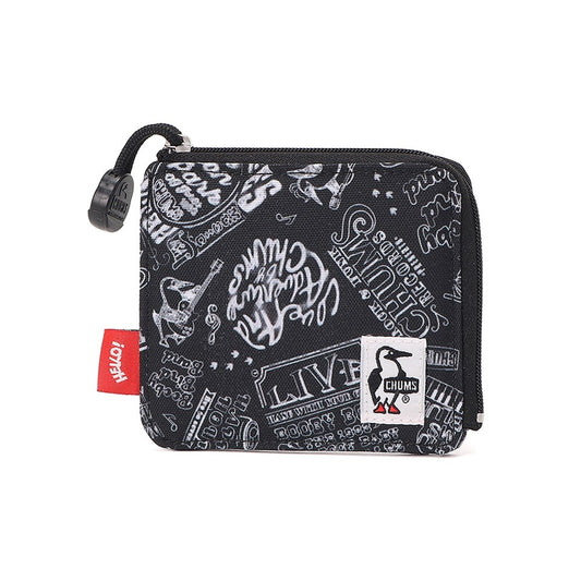 CHUMS RECYCLE L-SHAPED ZIP WALLET