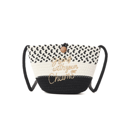 COTTON ROPE SHOULDER BAG