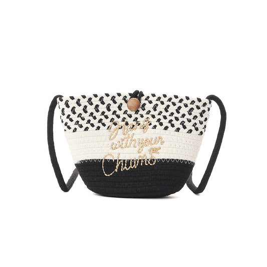 COTTON ROPE SHOULDER BAG