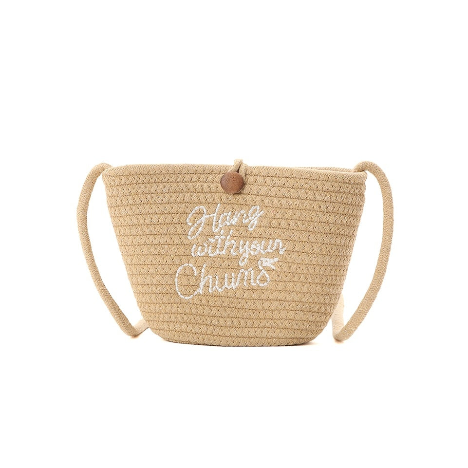 COTTON ROPE SHOULDER BAG