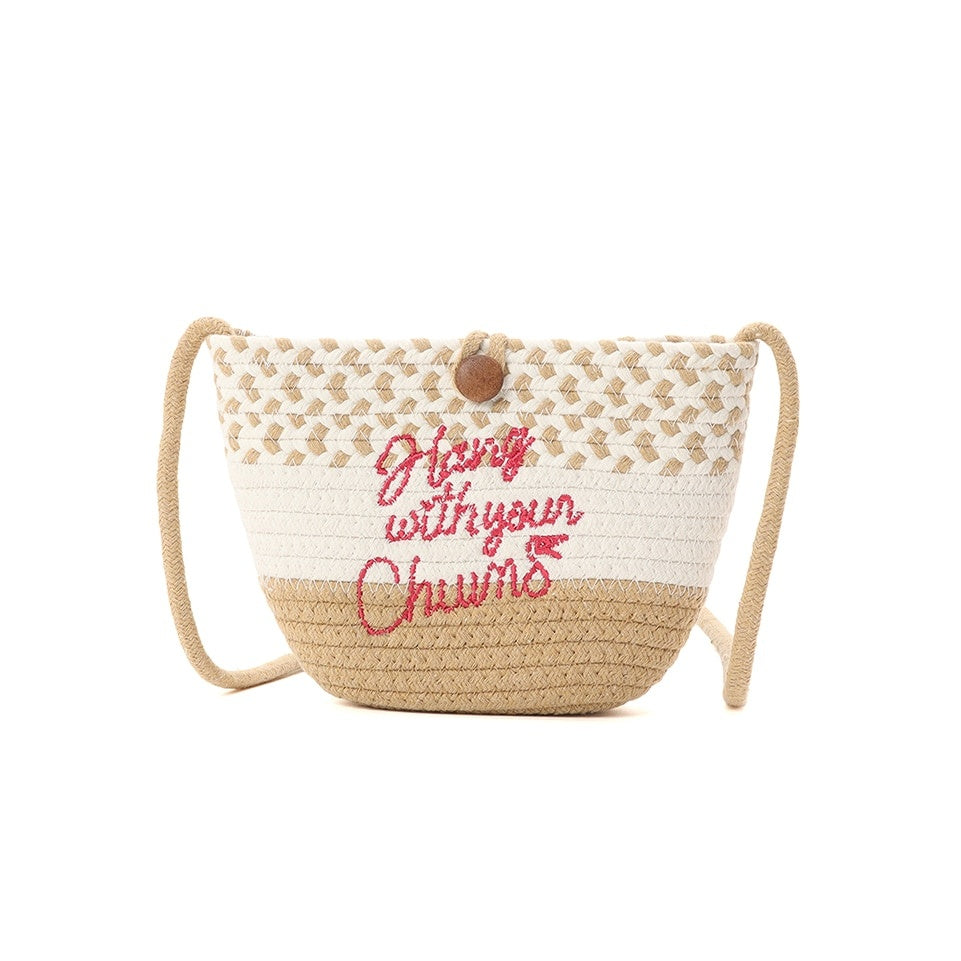 COTTON ROPE SHOULDER BAG