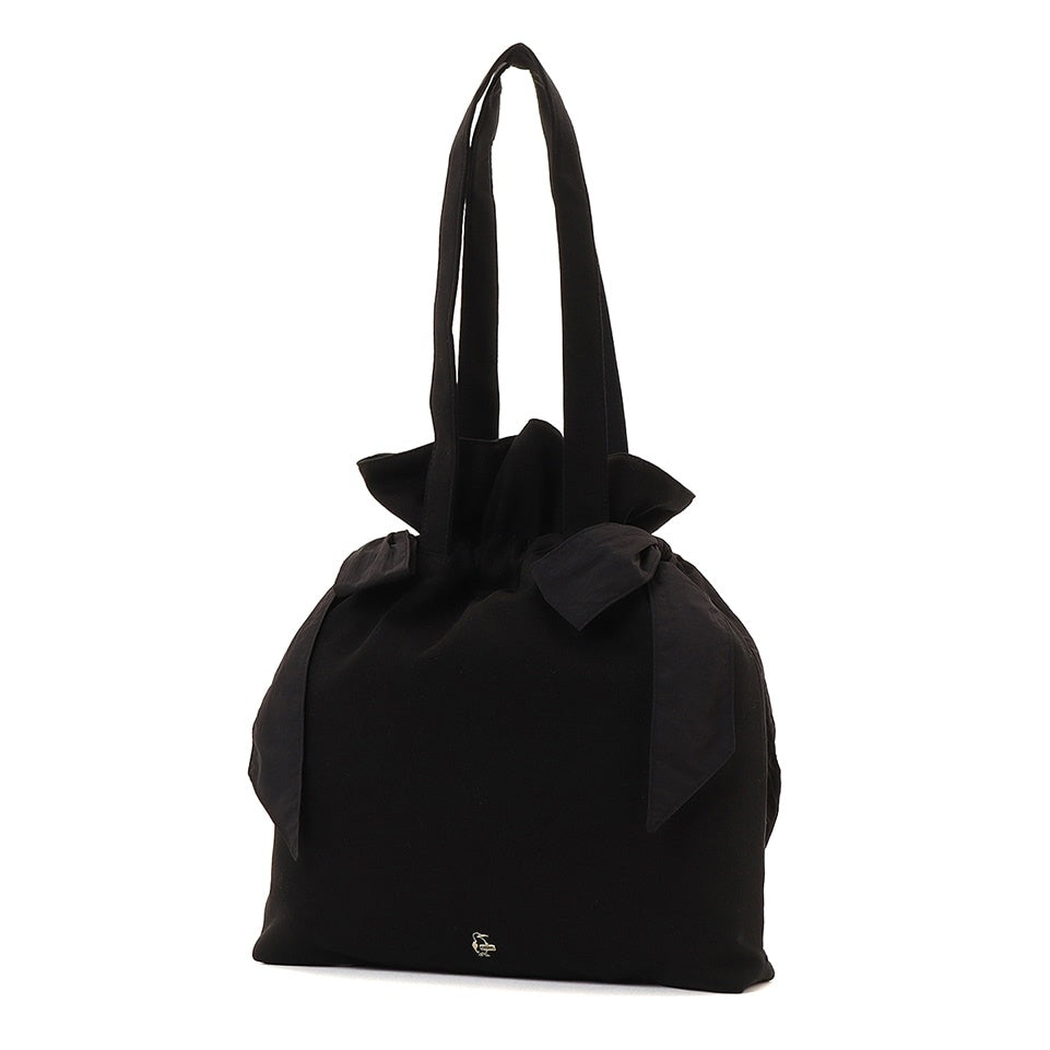 GIRLY DOUBLE RIBBON TOTE BAG