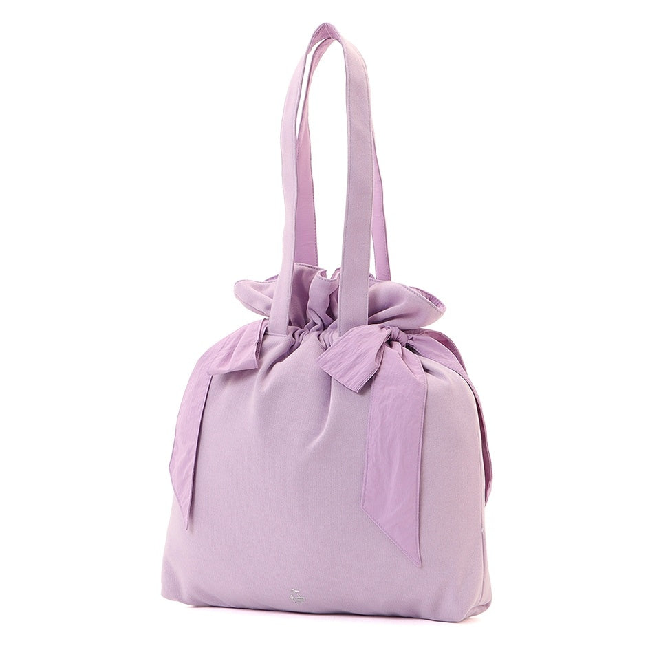 GIRLY DOUBLE RIBBON TOTE BAG