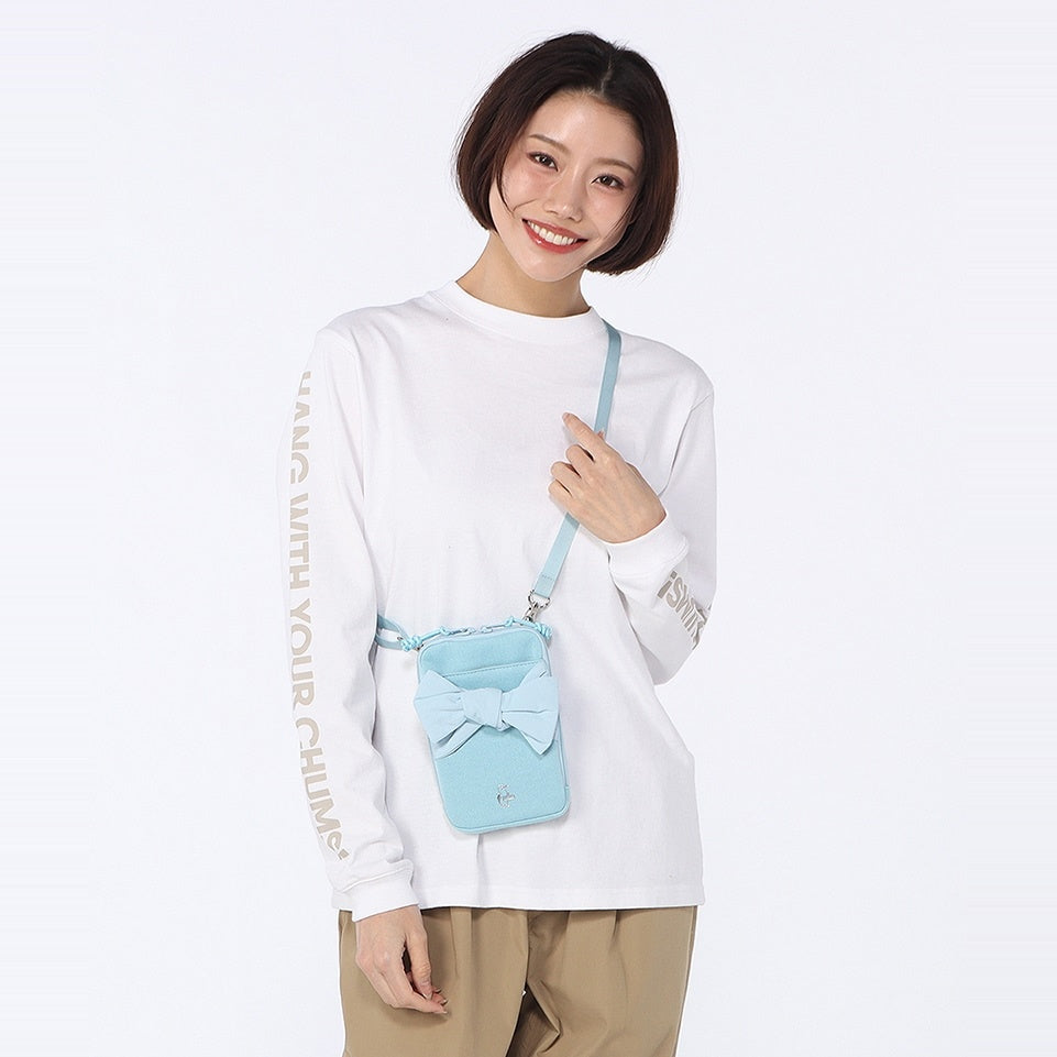 GIRLY RIBBON SMART PHONE SHOULDER BAG