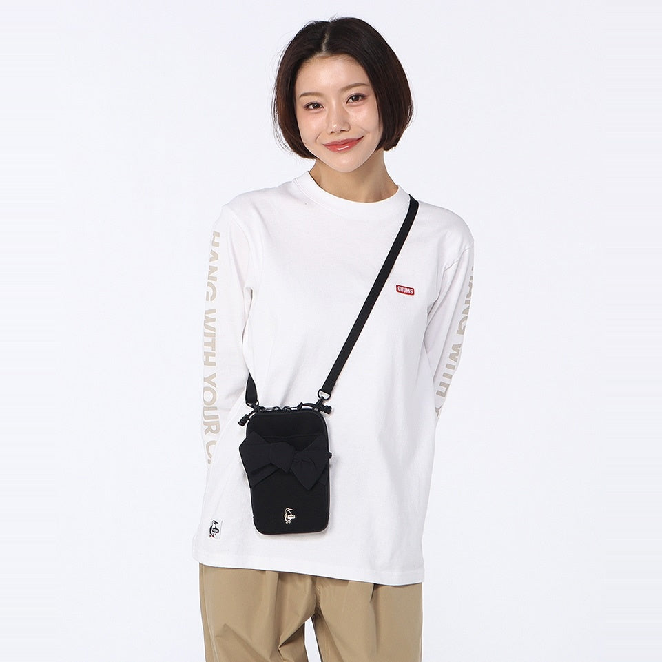 GIRLY RIBBON SMART PHONE SHOULDER BAG