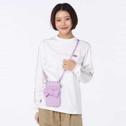 GIRLY RIBBON SMART PHONE SHOULDER BAG