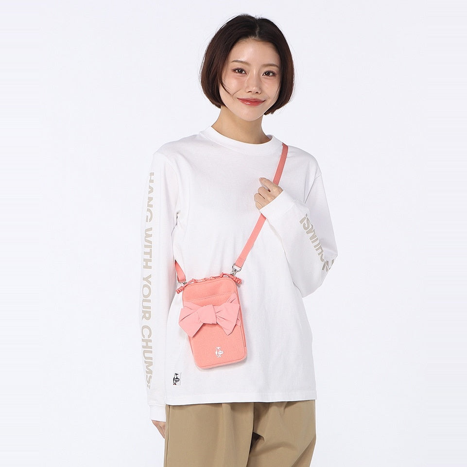 GIRLY RIBBON SMART PHONE SHOULDER BAG