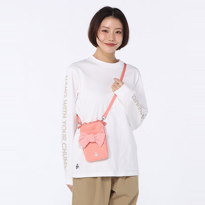 GIRLY RIBBON SMART PHONE SHOULDER BAG