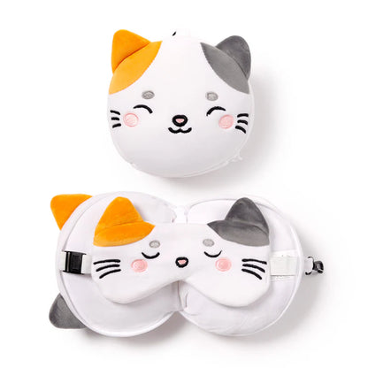 Kids Travel Pillow & Eye Mask - Lola the Cat