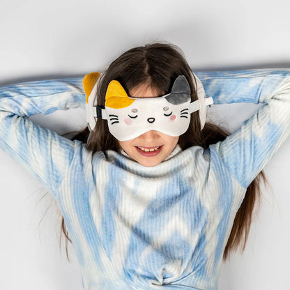 Kids Travel Pillow & Eye Mask - Lola the Cat